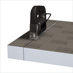 LUX ELEMENTS Bodenablaufrinne TUB-LINE RT 90x20 Cm | Für Dusche Im Estrich, Drehbarer Abdecksteg Inklusive